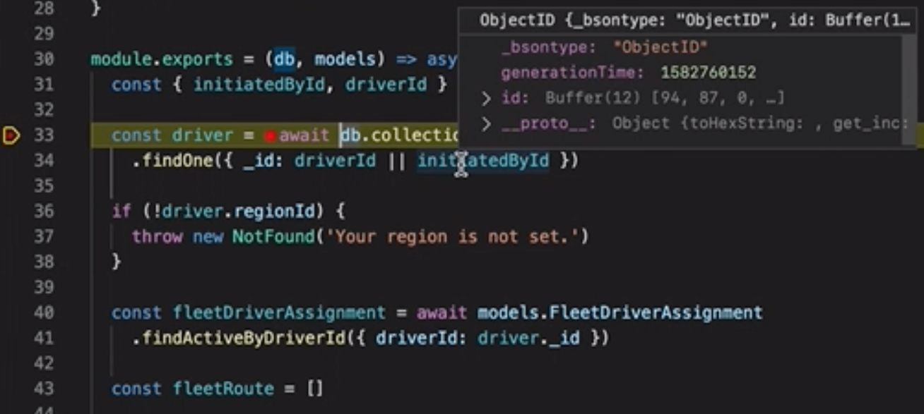 attaching visual studio code debugger to docker node.js